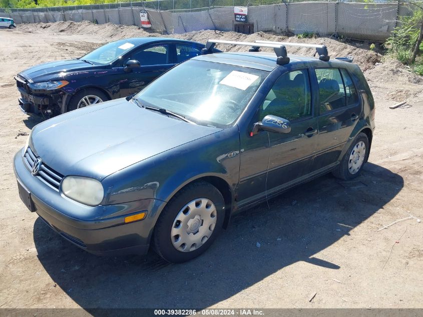 2004 Volkswagen Golf Gl 2.0L VIN: 9BWFL61J044001939 Lot: 39382286