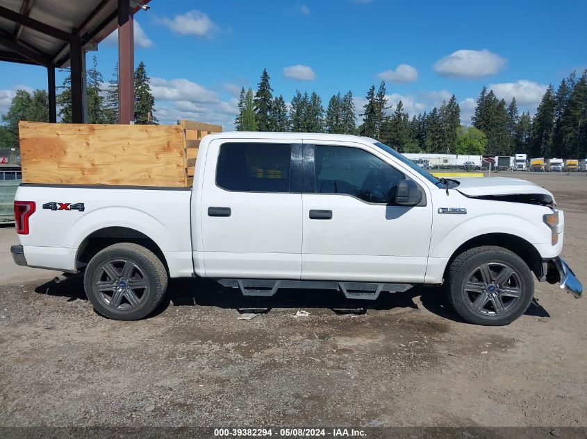 2016 FORD F-150 SUPERCREW - 1FTEW1E86GFB47861