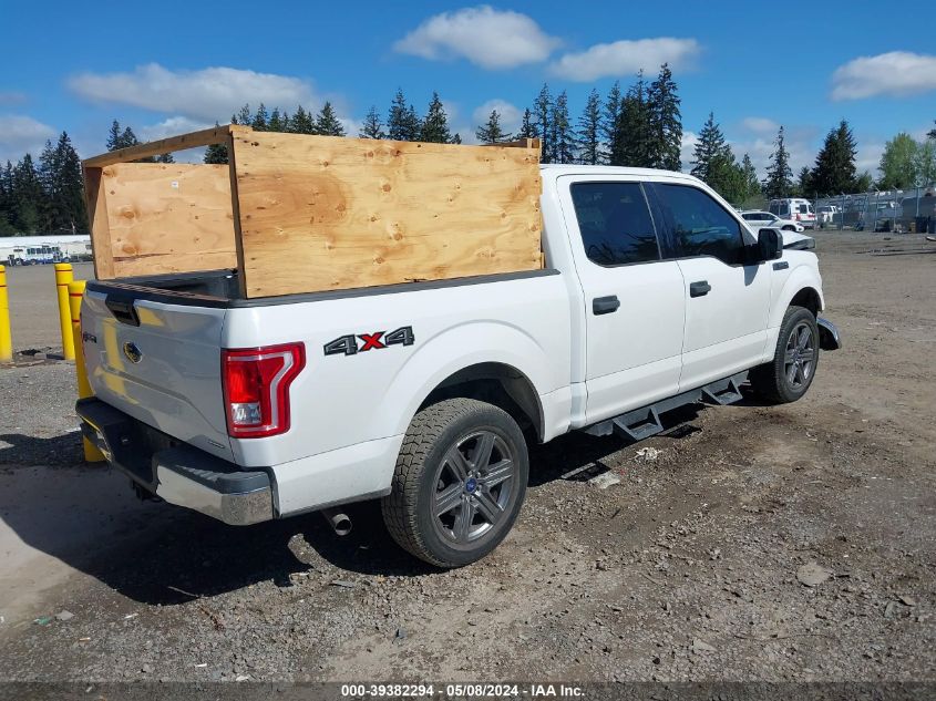 2016 FORD F-150 SUPERCREW - 1FTEW1E86GFB47861