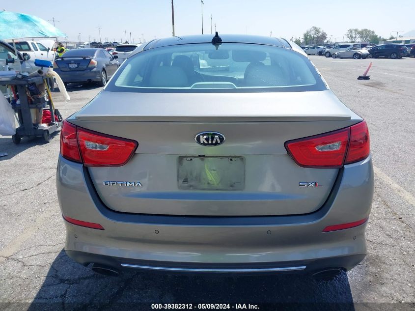 2015 Kia Optima Sxl Turbo VIN: 5XXGR4A61FG399443 Lot: 39382312