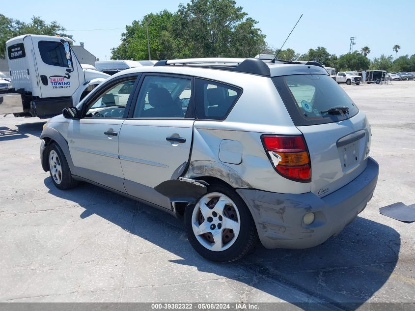 2003 Pontiac Vibe VIN: 5Y2SL62833Z433768 Lot: 39382322