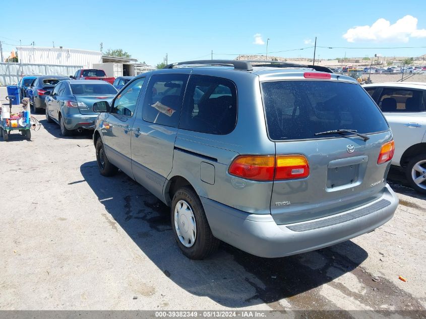 1998 Toyota Sienna Le/Xle VIN: 4T3ZF13CXWU057442 Lot: 39382349