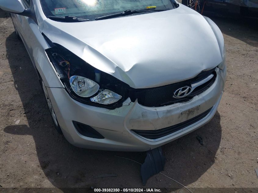 2013 Hyundai Elantra Gls VIN: 5NPDH4AE6DH198216 Lot: 39382350