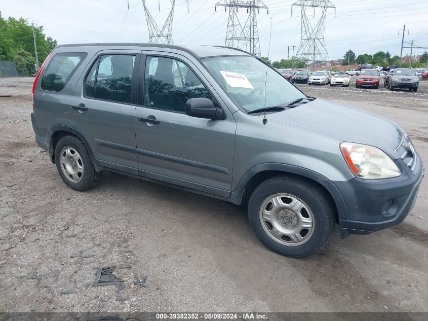 2005 Honda Cr-V Lx VIN: SHSRD785X5U347583 Lot: 39382352