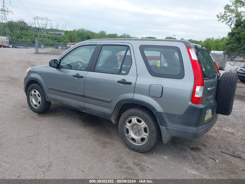 2005 Honda Cr-V Lx VIN: SHSRD785X5U347583 Lot: 39382352