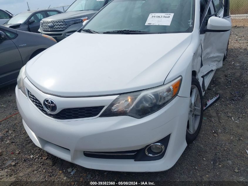 2012 Toyota Camry Se VIN: 4T1BF1FK4CU166956 Lot: 39382360