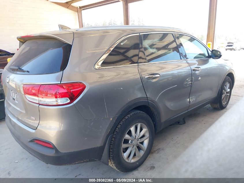 2018 KIA SORENTO LX/L - 5XYPG4A30JG412800