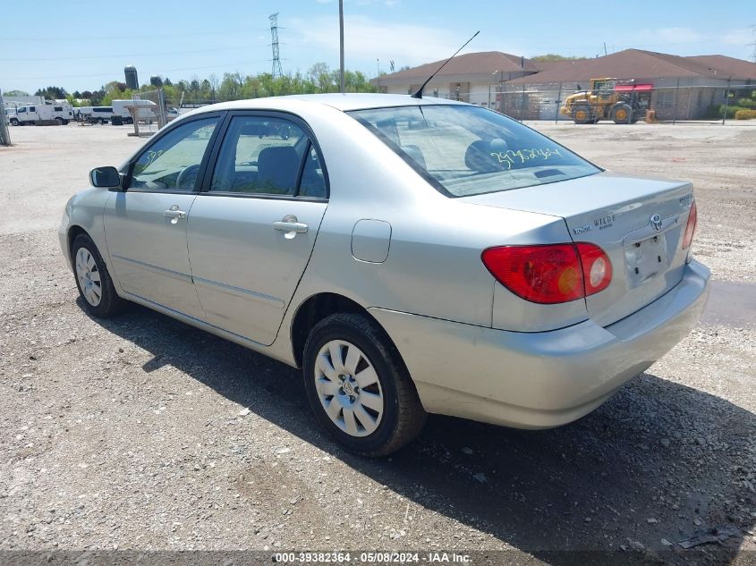 2003 Toyota Corolla Le VIN: 1NXBR32E23Z131044 Lot: 39382364