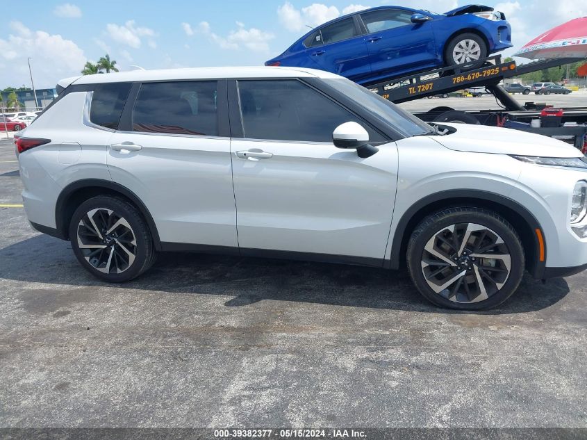 2022 Mitsubishi Outlander Se 2.5 2Wd VIN: JA4J3UA86NZ081638 Lot: 39382377