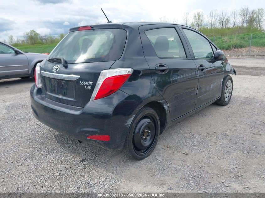 2014 Toyota Yaris Le (Tmc/Cbu Plant) VIN: JTDKTUD31ED583562 Lot: 39382378