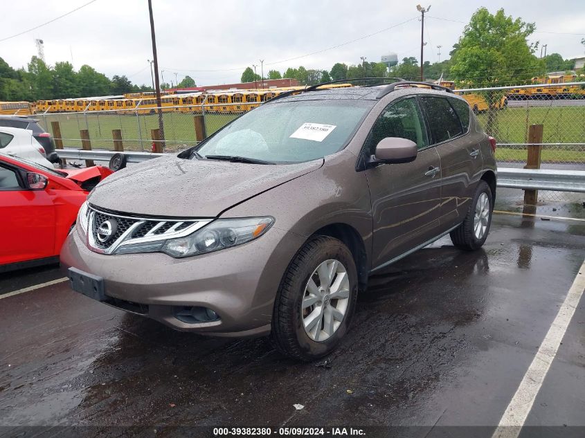 2011 Nissan Murano Sv VIN: JN8AZ1MW5BW187223 Lot: 39382380