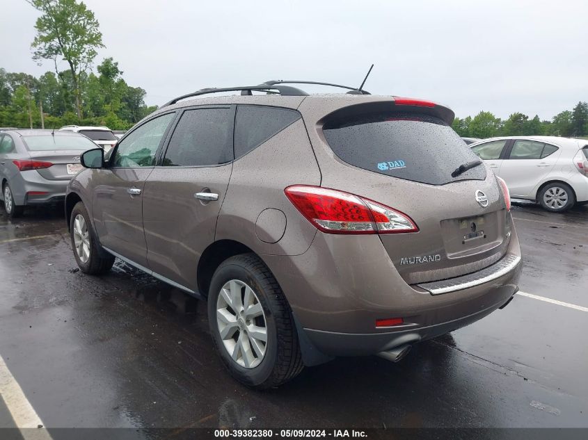 2011 Nissan Murano Sv VIN: JN8AZ1MW5BW187223 Lot: 39382380