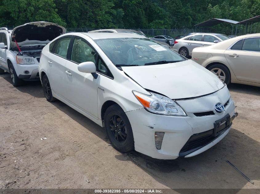 2013 Toyota Prius Four VIN: JTDKN3DU6D1726731 Lot: 39382395