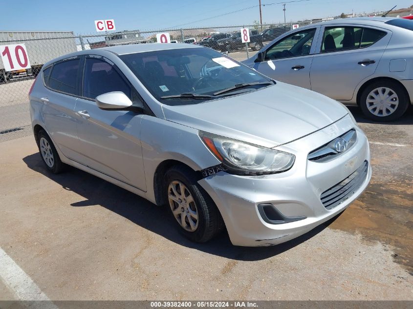 2013 Hyundai Accent Gs VIN: KMHCT5AEXDU118661 Lot: 39382400