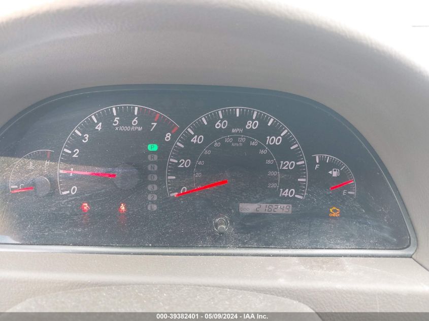 2005 Toyota Camry Le VIN: 4T1BE32K85U954016 Lot: 39382401