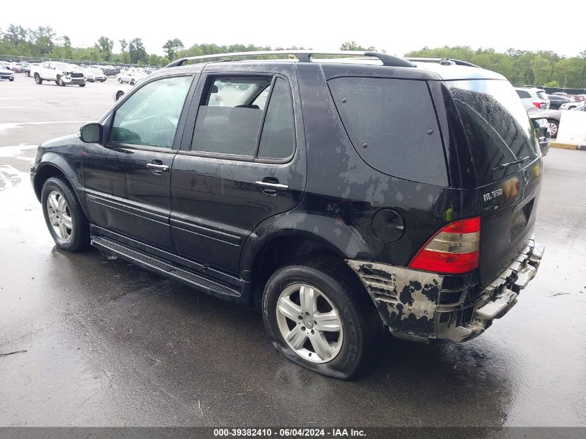 2005 Mercedes-Benz Ml 350 4Matic VIN: 4JGAB57E35A541599 Lot: 39382410