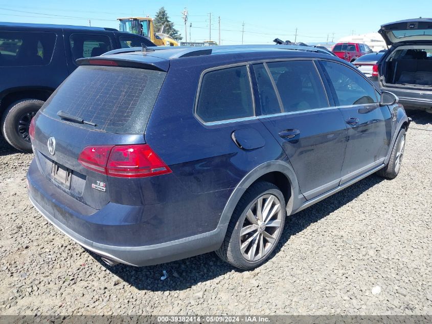 2017 Volkswagen Golf Alltrack Tsi S/Tsi Se/Tsi Sel VIN: 3VWH17AU2HM509863 Lot: 39382414