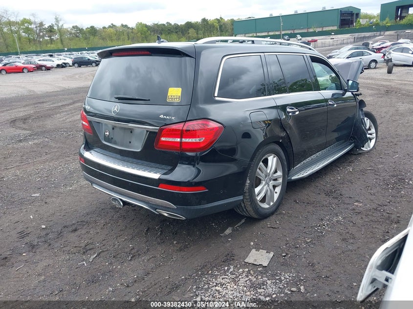 2017 Mercedes-Benz Gls 450 4Matic VIN: 4JGDF6EE4HA887546 Lot: 39382430