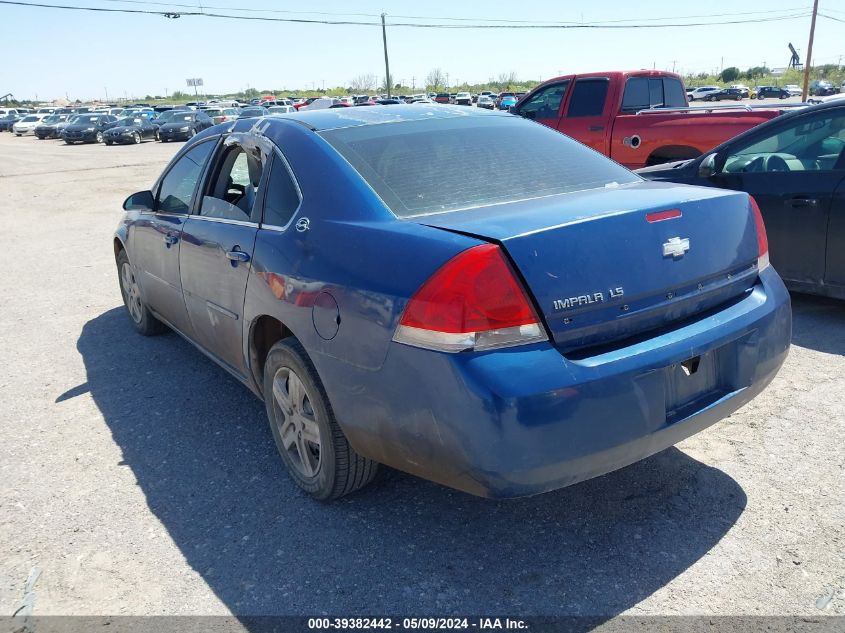 2006 Chevrolet Impala Ls VIN: 2G1WB58K769110803 Lot: 39382442