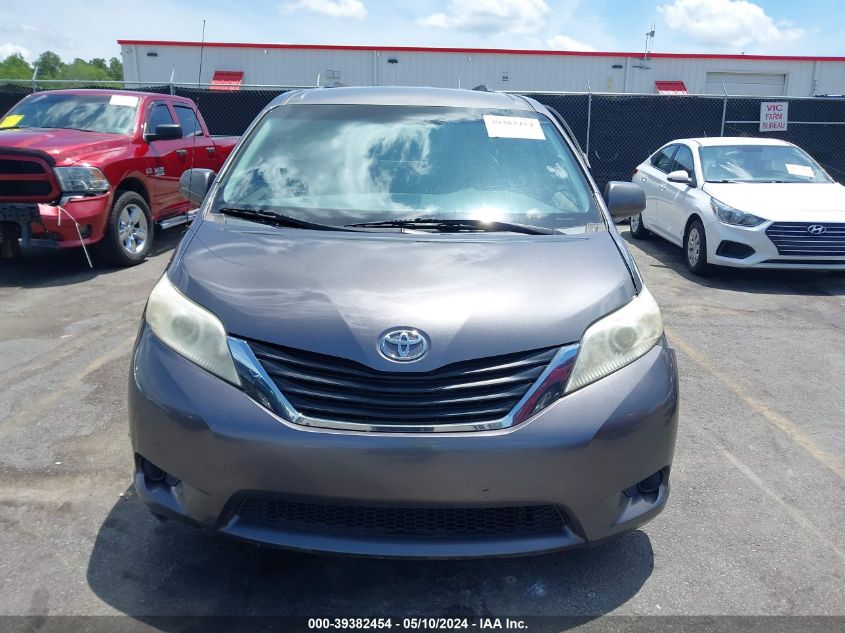 2011 Toyota Sienna Le V6/Le V6 Auto Access Seat VIN: 5TDKK3DC1BS013980 Lot: 39382454