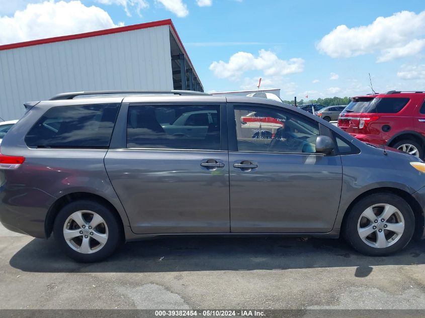 2011 Toyota Sienna Le V6/Le V6 Auto Access Seat VIN: 5TDKK3DC1BS013980 Lot: 39382454