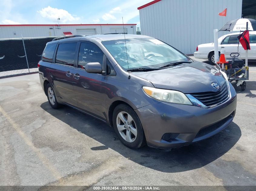 2011 Toyota Sienna Le V6/Le V6 Auto Access Seat VIN: 5TDKK3DC1BS013980 Lot: 39382454