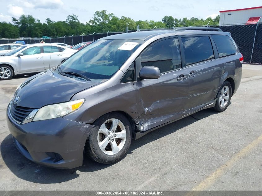 2011 Toyota Sienna Le V6/Le V6 Auto Access Seat VIN: 5TDKK3DC1BS013980 Lot: 39382454