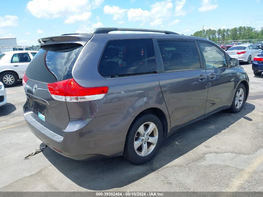 2011 Toyota Sienna Le V6/Le V6 Auto Access Seat VIN: 5TDKK3DC1BS013980 Lot: 39382454