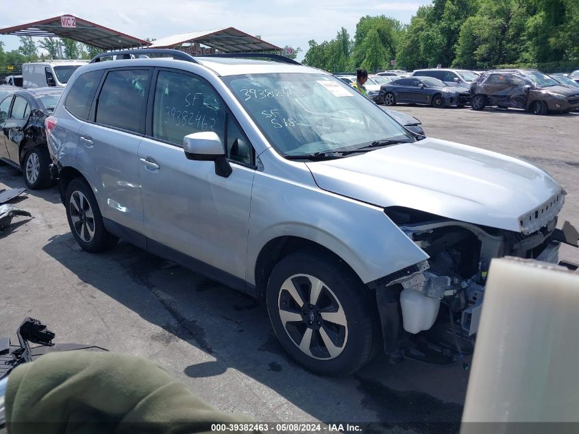 2018 Subaru Forester 2.5I Premium VIN: JF2SJAGC9JH470320 Lot: 39382463