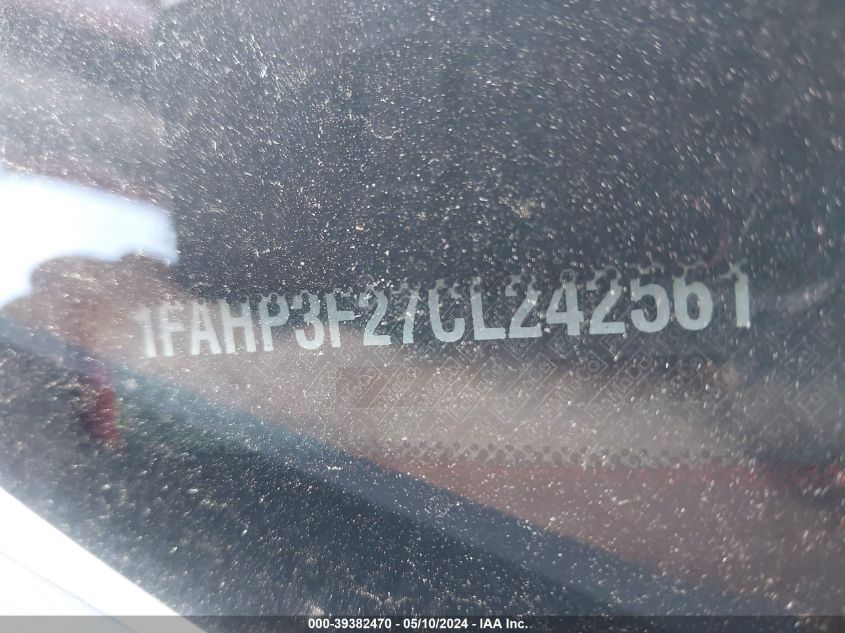 2012 Ford Focus Se VIN: 1FAHP3F27CL242561 Lot: 39382470