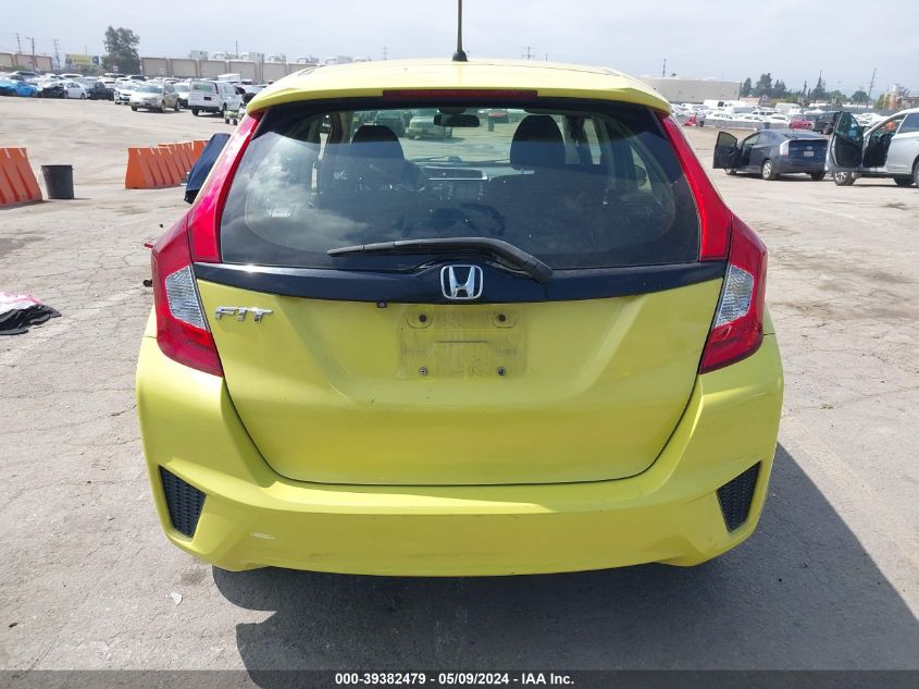 2016 Honda Fit Lx VIN: JHMGK5H50GS009235 Lot: 39382479