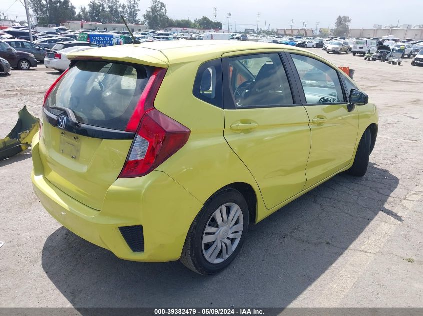 2016 Honda Fit Lx VIN: JHMGK5H50GS009235 Lot: 39382479