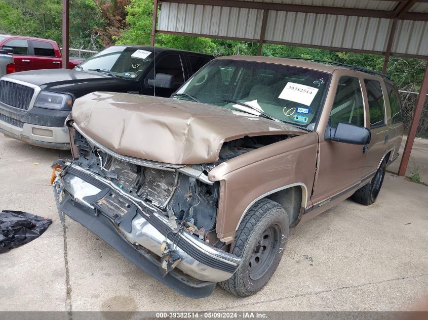 1996 Chevrolet Tahoe C1500 VIN: 1GNEC13R9TJ353467 Lot: 39382514