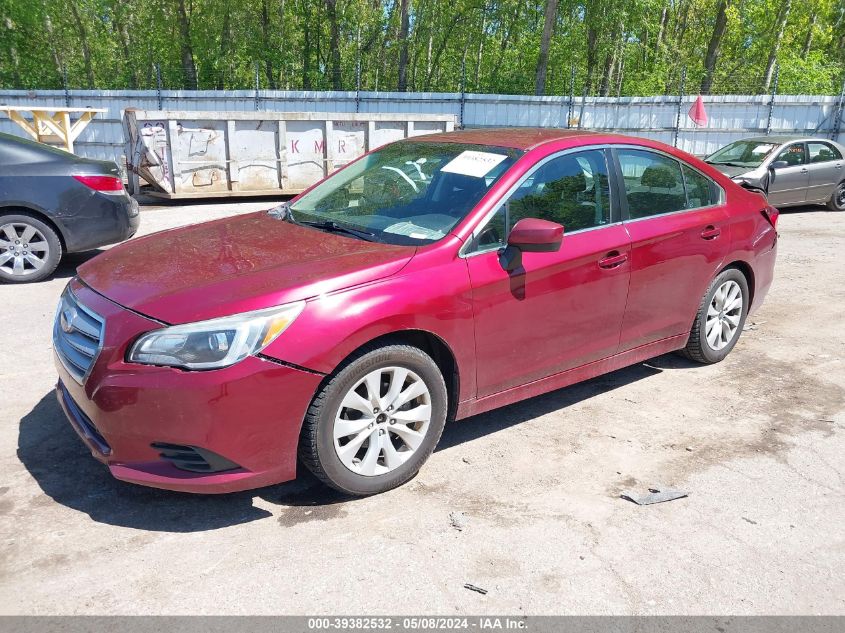 2015 Subaru Legacy 2.5I Premium VIN: 4S3BNAC62F3068355 Lot: 39382532