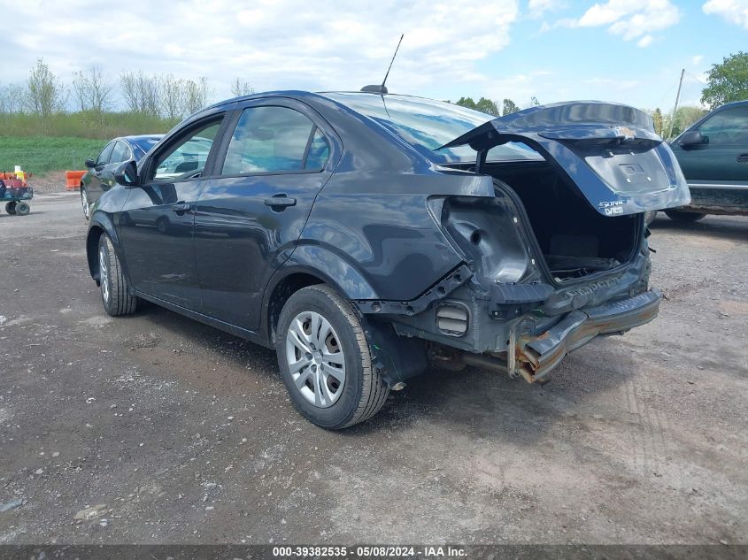 2017 Chevrolet Sonic Ls Auto VIN: 1G1JB5SG6H4171810 Lot: 39382535