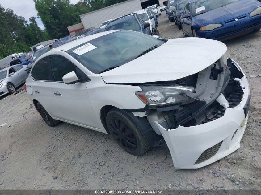 2016 Nissan Sentra S VIN: 3N1AB7AP1GY338206 Lot: 39382583