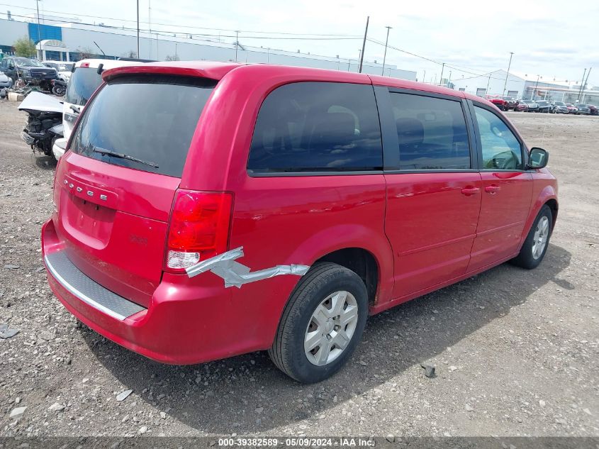 2012 Dodge Grand Caravan Se/Avp VIN: 2C4RDGBG6CR325261 Lot: 39382589