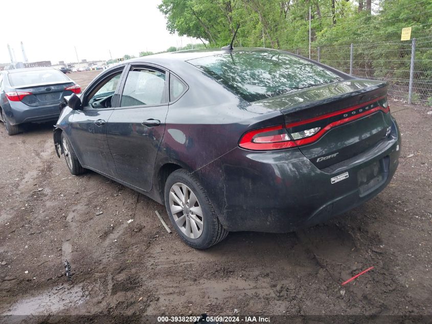 2014 Dodge Dart Sxt VIN: 1C3CDFBB0ED555909 Lot: 39382597