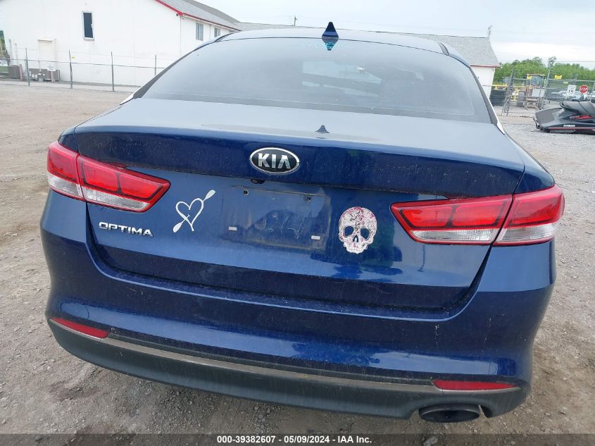 2016 Kia Optima Lx VIN: 5XXGT4L37GG076844 Lot: 39382607