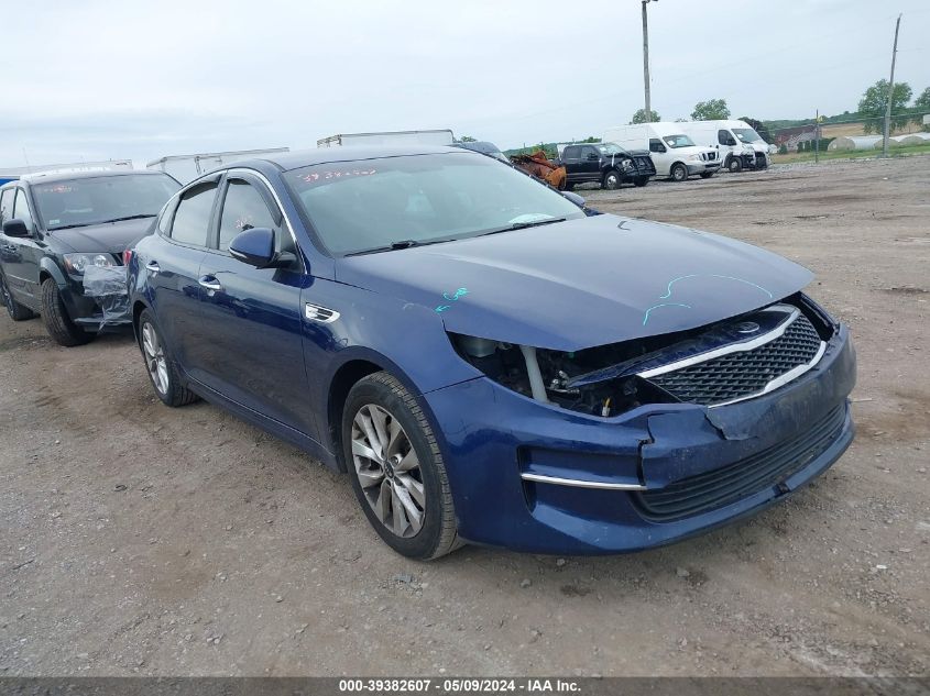 2016 Kia Optima Lx VIN: 5XXGT4L37GG076844 Lot: 39382607