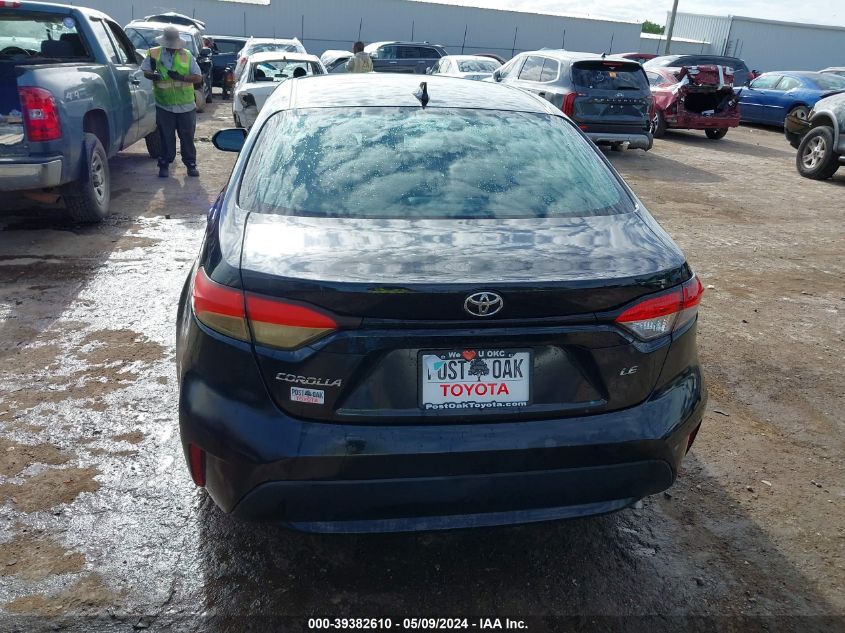 2020 Toyota Corolla Le VIN: 5YFEPRAE1LP119833 Lot: 39382610