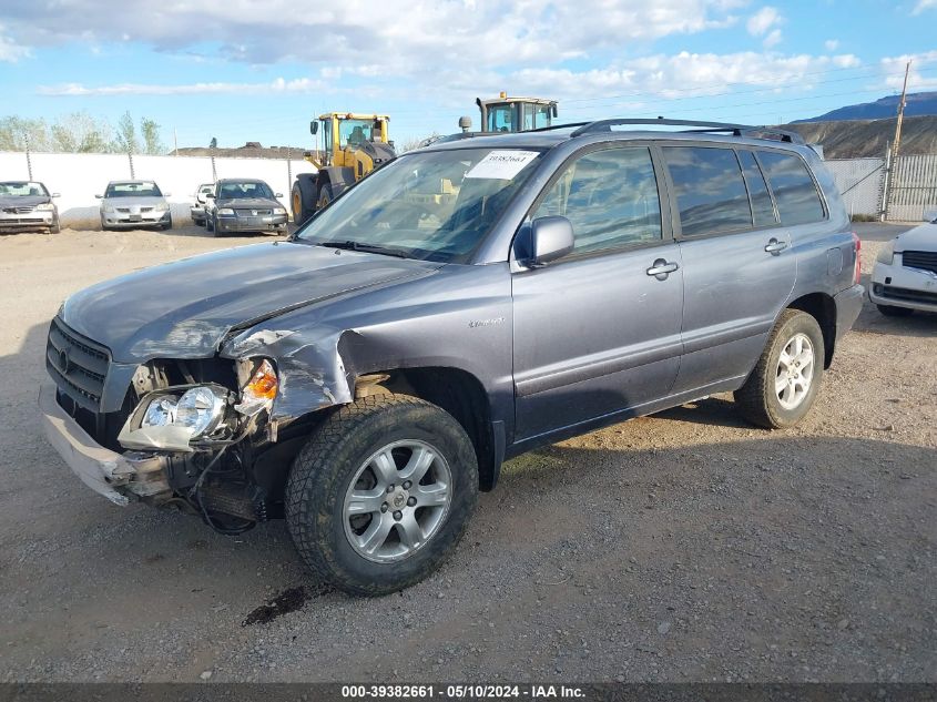 2003 Toyota Highlander Limited V6 VIN: JTEHF21A430118427 Lot: 39382661