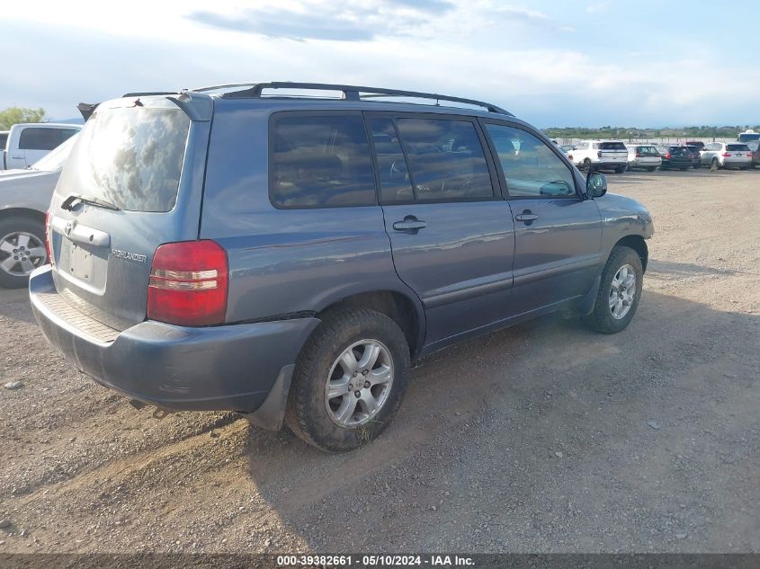 2003 Toyota Highlander Limited V6 VIN: JTEHF21A430118427 Lot: 39382661