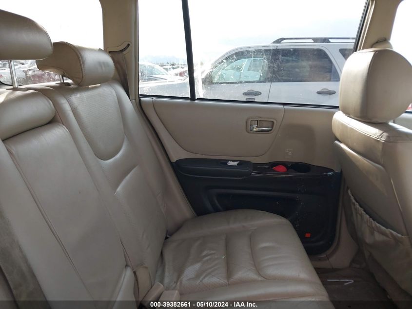 2003 Toyota Highlander Limited V6 VIN: JTEHF21A430118427 Lot: 39382661