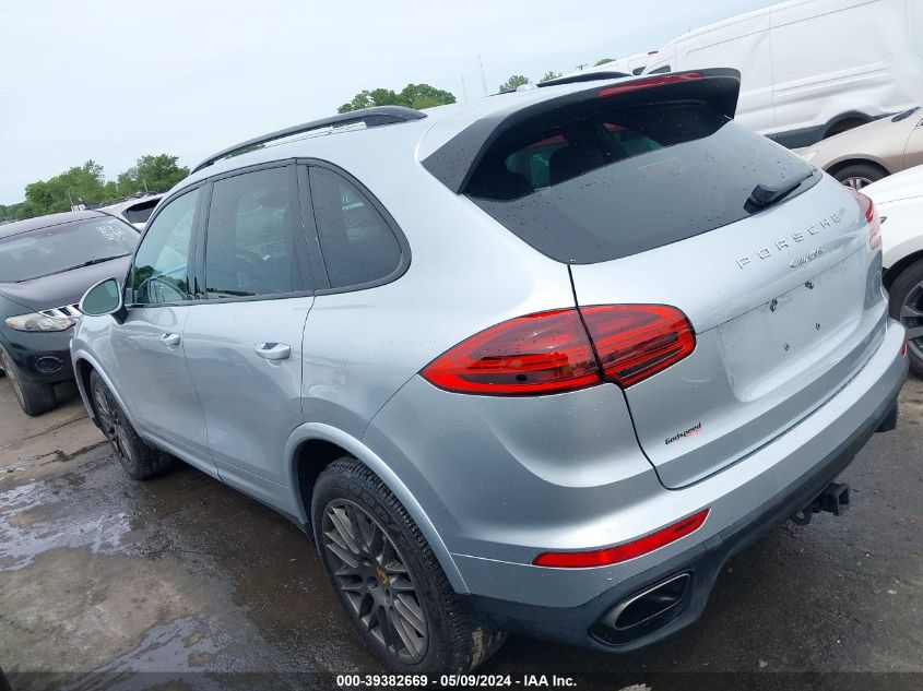 2017 Porsche Cayenne Platinum Edition VIN: WP1AA2A26HKA82313 Lot: 39382669