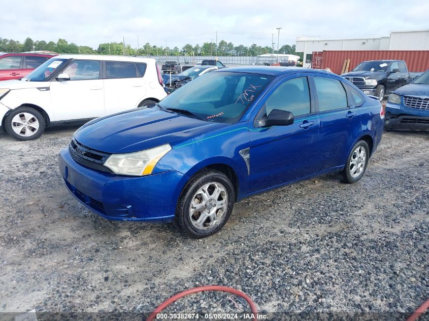 2008 Ford Focus Se/Ses VIN: 1FAHP35N48W267693 Lot: 39382674