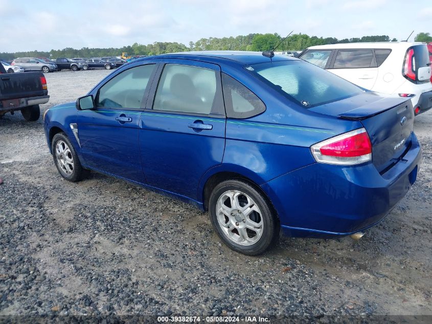 2008 Ford Focus Se/Ses VIN: 1FAHP35N48W267693 Lot: 39382674