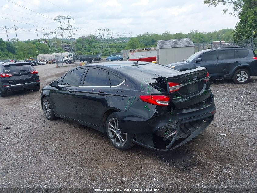 2017 Ford Fusion Se VIN: 3FA6P0HD9HR188869 Lot: 39382678