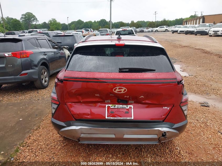 2024 Hyundai Kona Limited VIN: KM8HE3A32RU028267 Lot: 39382699