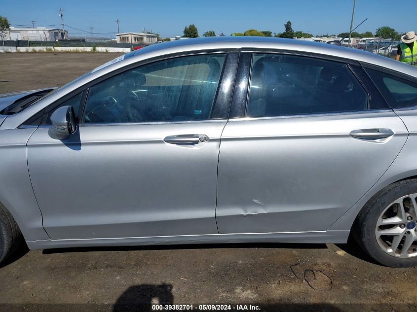 2016 Ford Fusion Se VIN: 3FA6P0H70GR367133 Lot: 39382701